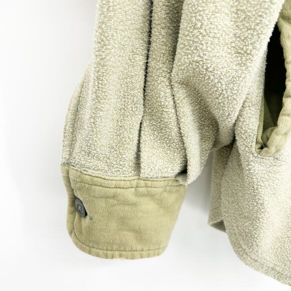 Free People FP Womens Fall Ruby Oversized Distressed Shirt‎ Jacket Shacket XS - Picture 4 of 9